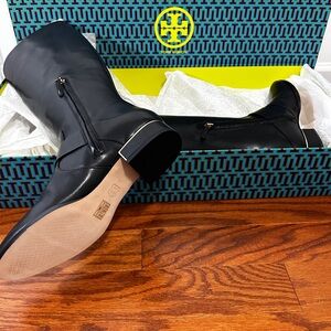 Tory Burch Black Leather Boots